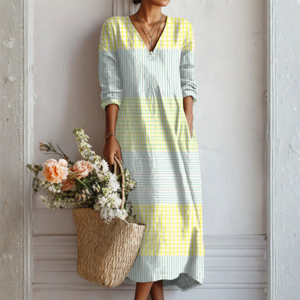Olivia™ - Vestido de Lino Crujiente