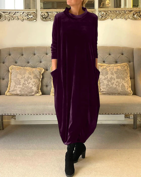 Vestido de Invierno de Terciopelo Iris™