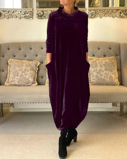Vestido de Invierno de Terciopelo Iris™