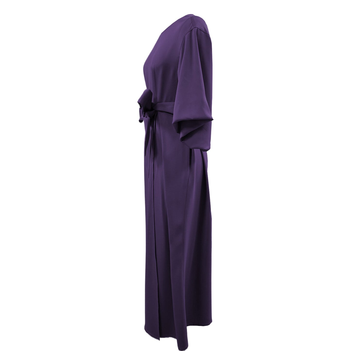 Vestido elegante con mangas abullonadas