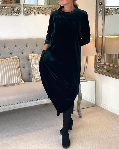 Vestido de Invierno de Terciopelo Iris™