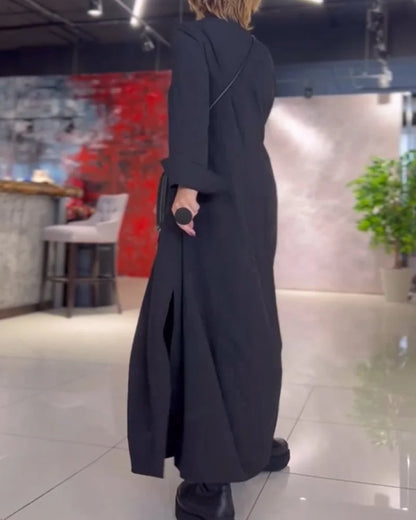 Helena | Vestido largo y fluido con aberturas laterales