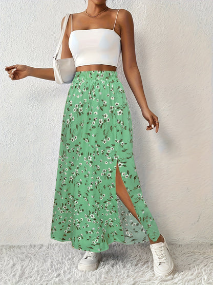SOLYNNE – FALDA MAXI CON ESTAMPADO FLORAL