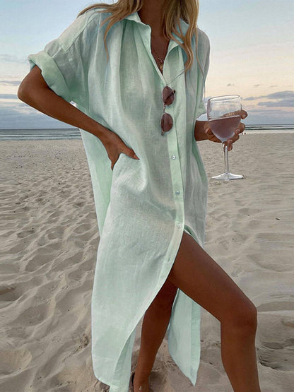 Vestido Camisero Maxi Concepto Simple
