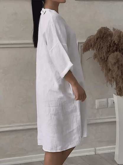 Aeris™ - Vestido V-Cuello Sin Esfuerzo