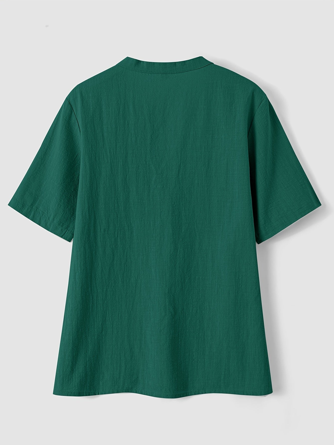 Sharron - Blusa Elegante de Cuello en V con Botones