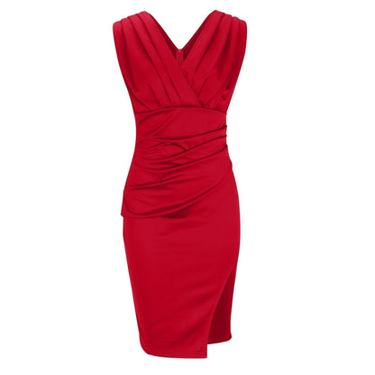 Sophia | Vestido Elegante con Escote en V y Abertura
