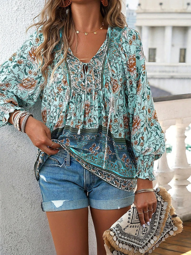 Helena™ - Top Floral de Verano