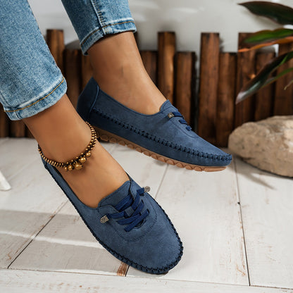 Lina - Mocasines Cómodos de Ante