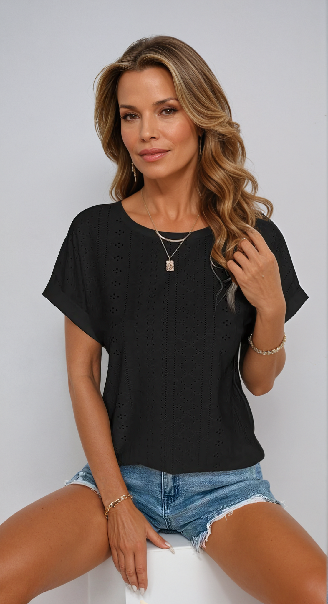 Riza™ | Top Ojal Casual