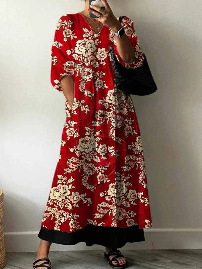 Julia | Vestido Elegante Impreso
