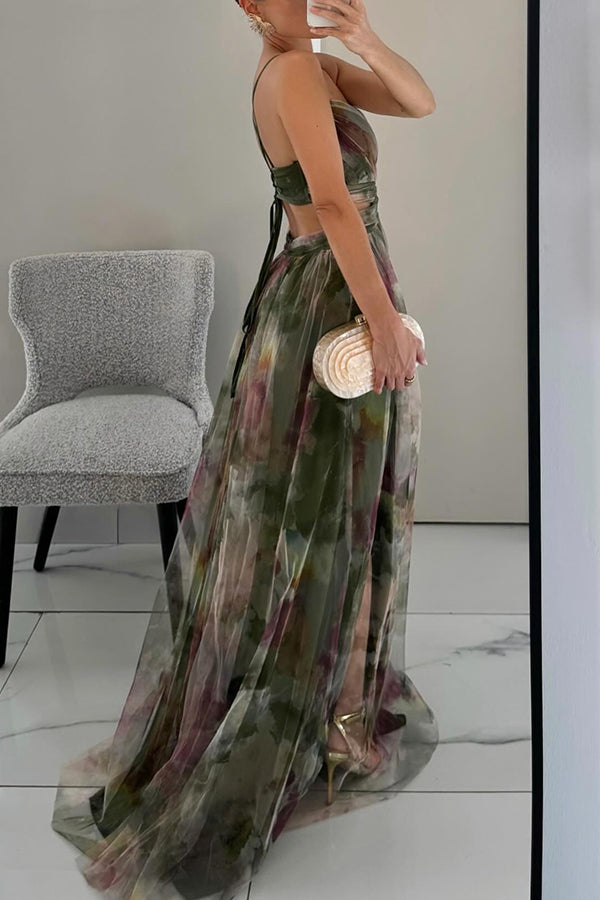 Jennifer | Vestido Maxi Floral Elegante