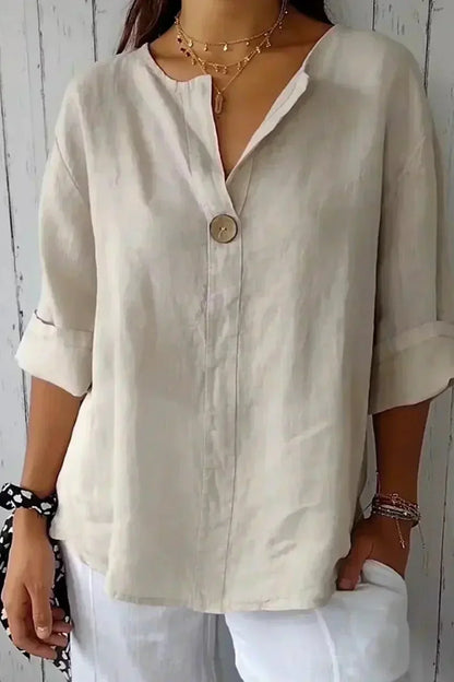 Natasha | Top de Lino Casual