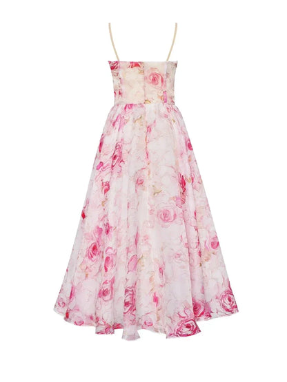 Emilia - Elegante Vestido Sin Mangas Impreso