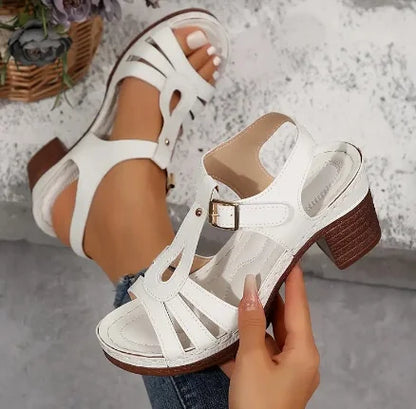 Beronia - Sandalias de Cuero Chic