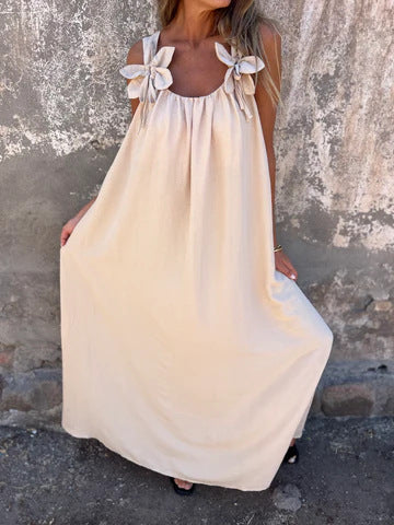 Vestido Floral Escote en U - Elegancia Atemporal