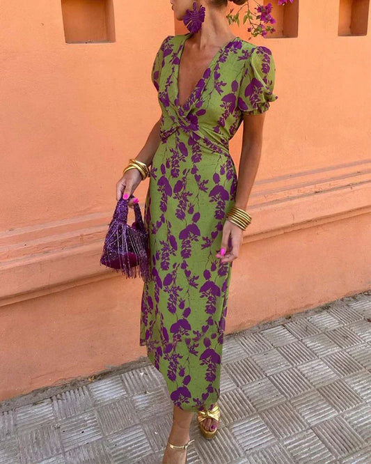 Charlotte | Hermoso vestido impreso para mujeres