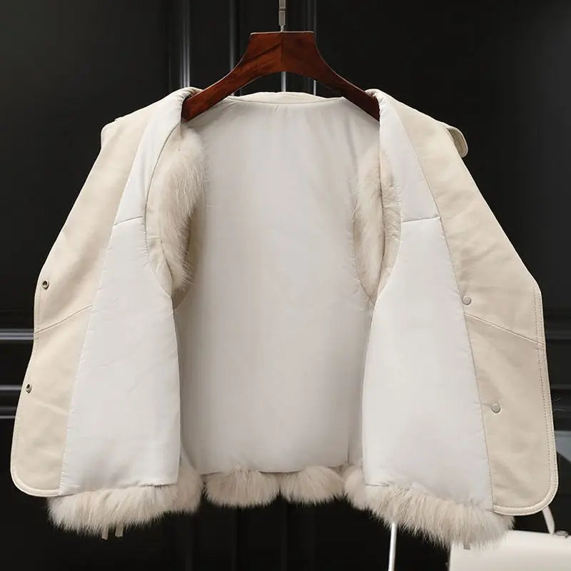 NEREIDA – CHAQUETA DE PIEL SINTÉTICA EMPRESARIA