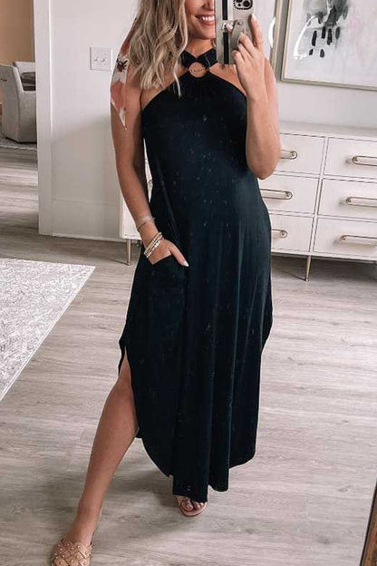 RENATA – VESTIDO MAXI HALTER