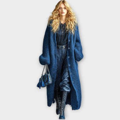 Cardigan Lungo Luxe in Maglia Confortevole