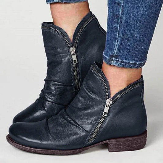 Cassiana - Botas de Cuero Relajadas