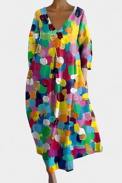 NAOMI – VESTIDO MIDI ART BLOOM