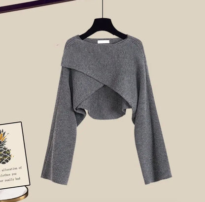 AMIRA – CONJUNTO CÓMODO DE TRES PIEZAS CON MANGAS LARGAS