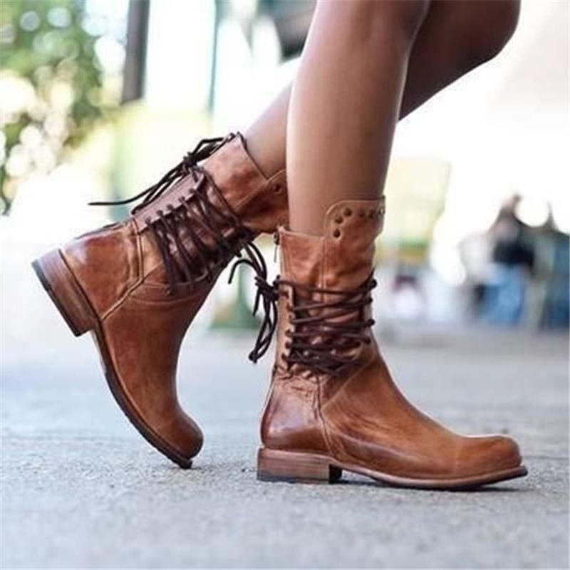 Anita - Botines de Cuero Elegantes