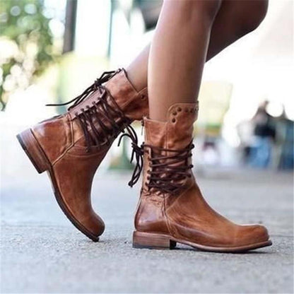 Anita - Botines de Cuero Elegantes