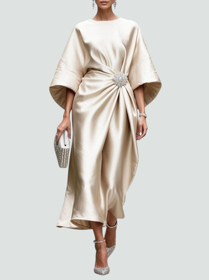 DAKOTA – VESTIDO DE NOCHE ELEGANTE CON DRAPEADO