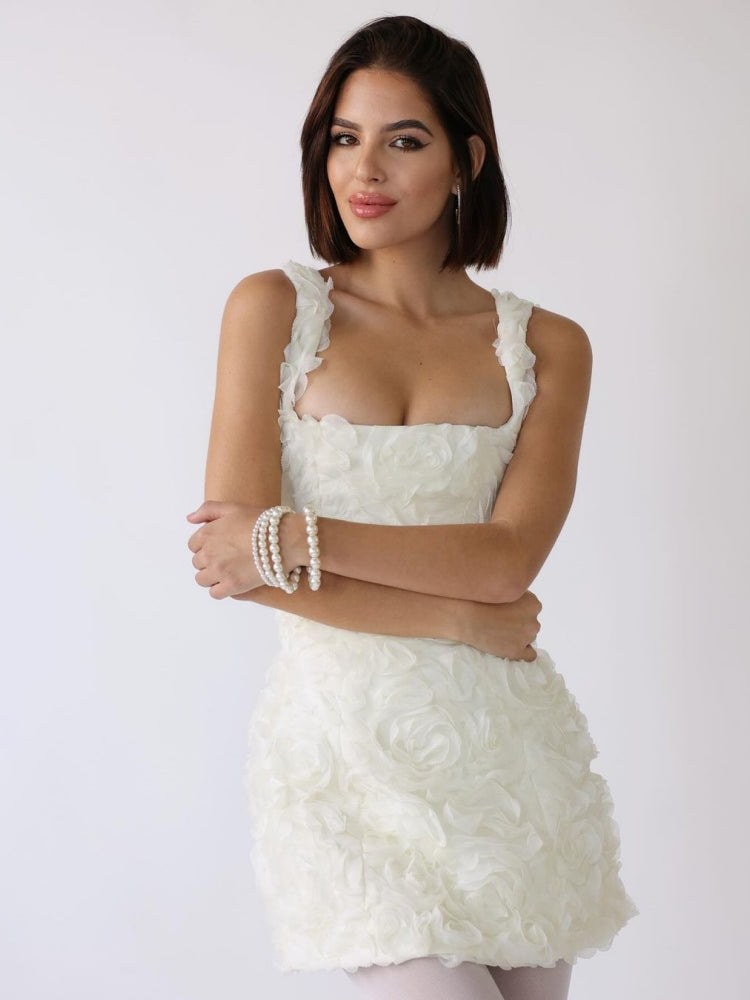 Jennifer | Vestido Mini Corset Blossom Embrace