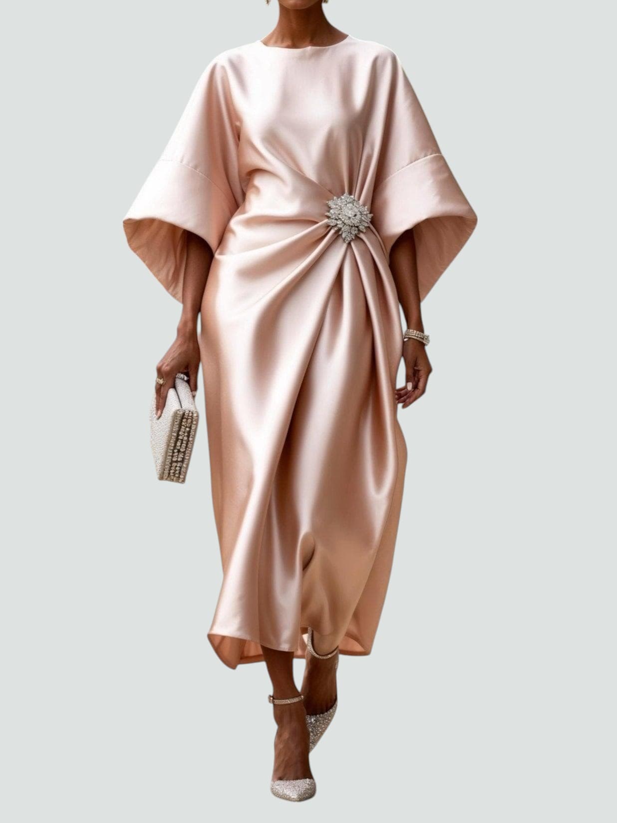 ISABEL – VESTIDO DE NOCHE DRAPEADO LUXE