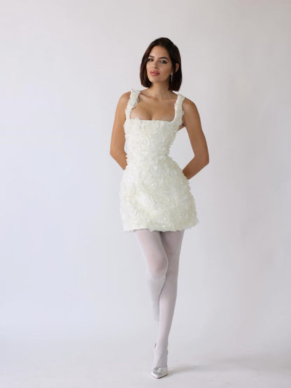 Vestido Mini Corset Blossom Embrace