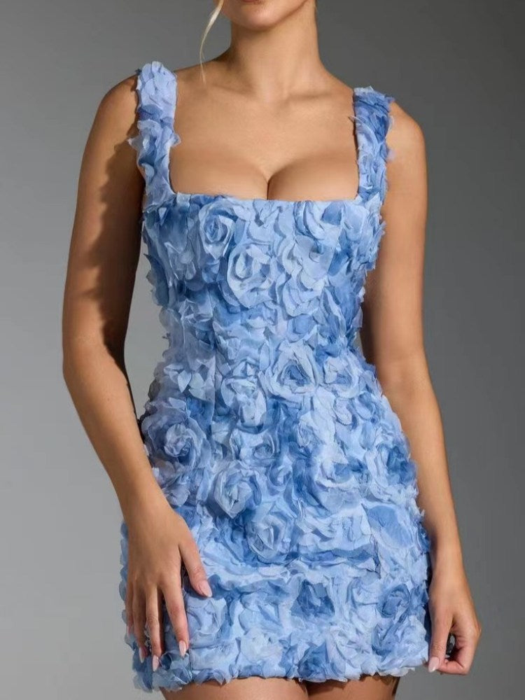 Vestido Mini Corset Blossom Embrace