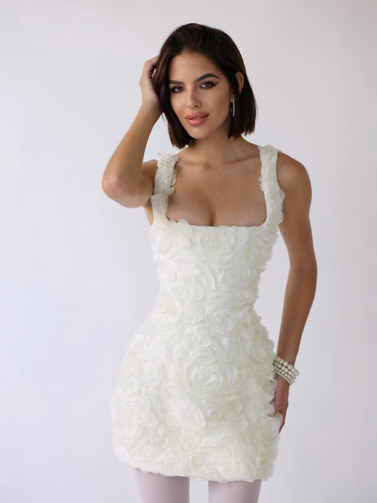Vestido Mini Corset Blossom Embrace