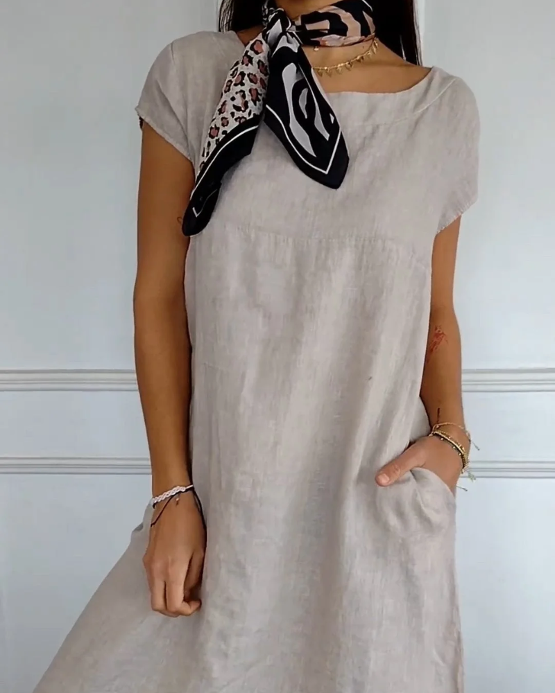 BERAWA - Vestido Casual de Algodón
