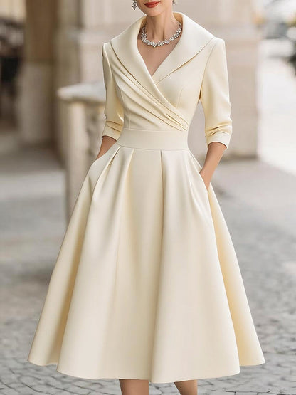 VERENA – ELEGANTE VESTIDO DE SWING VINTAGE NEGRO