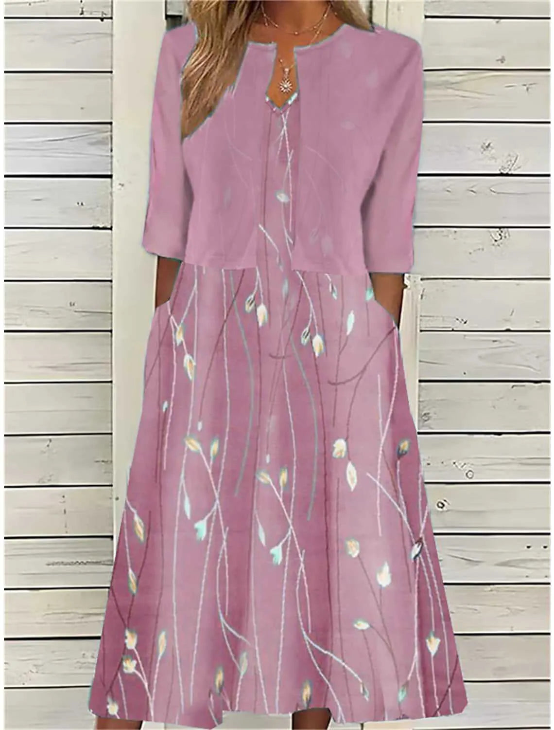 MADISON – CONJUNTO DE VESTIDO MIDI ELEGANTE