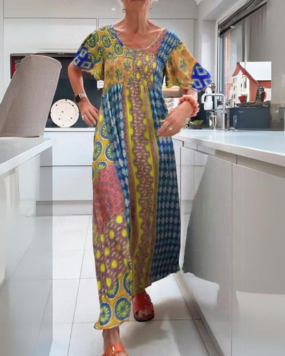 MAYA – VESTIDO MAXI ESCAPE VIBRANTE