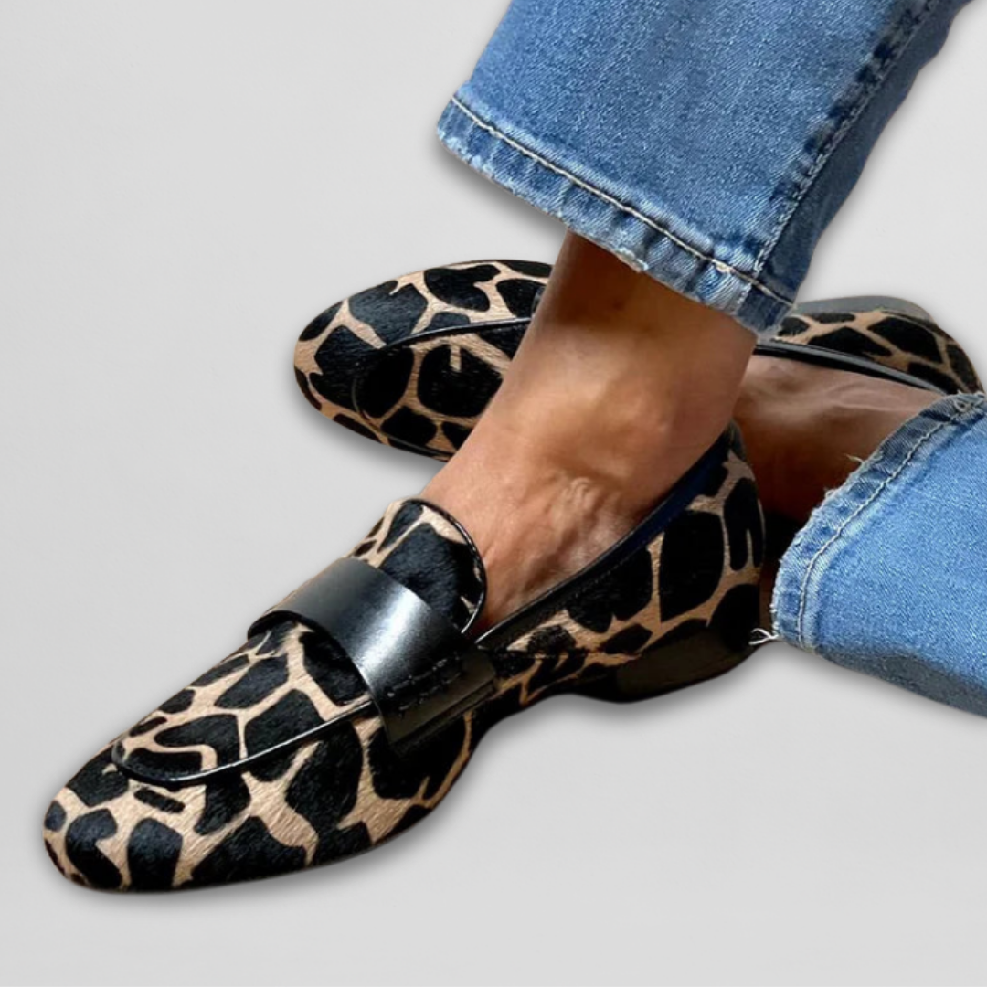 Priszilla - Mocasín con estampado animal