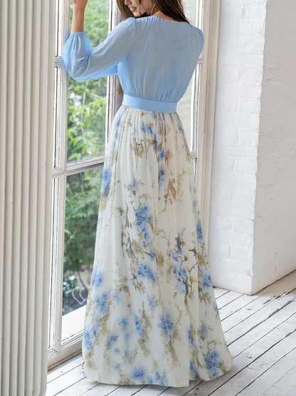 Fiorella | Vestido Maxi Elegante con Estampado Floral