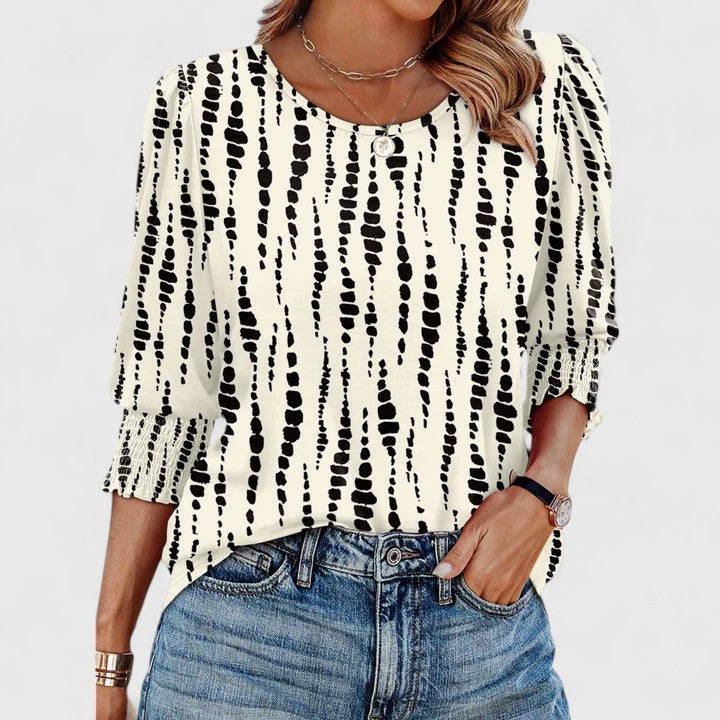 Solara | Elegante Top con Fruncidos