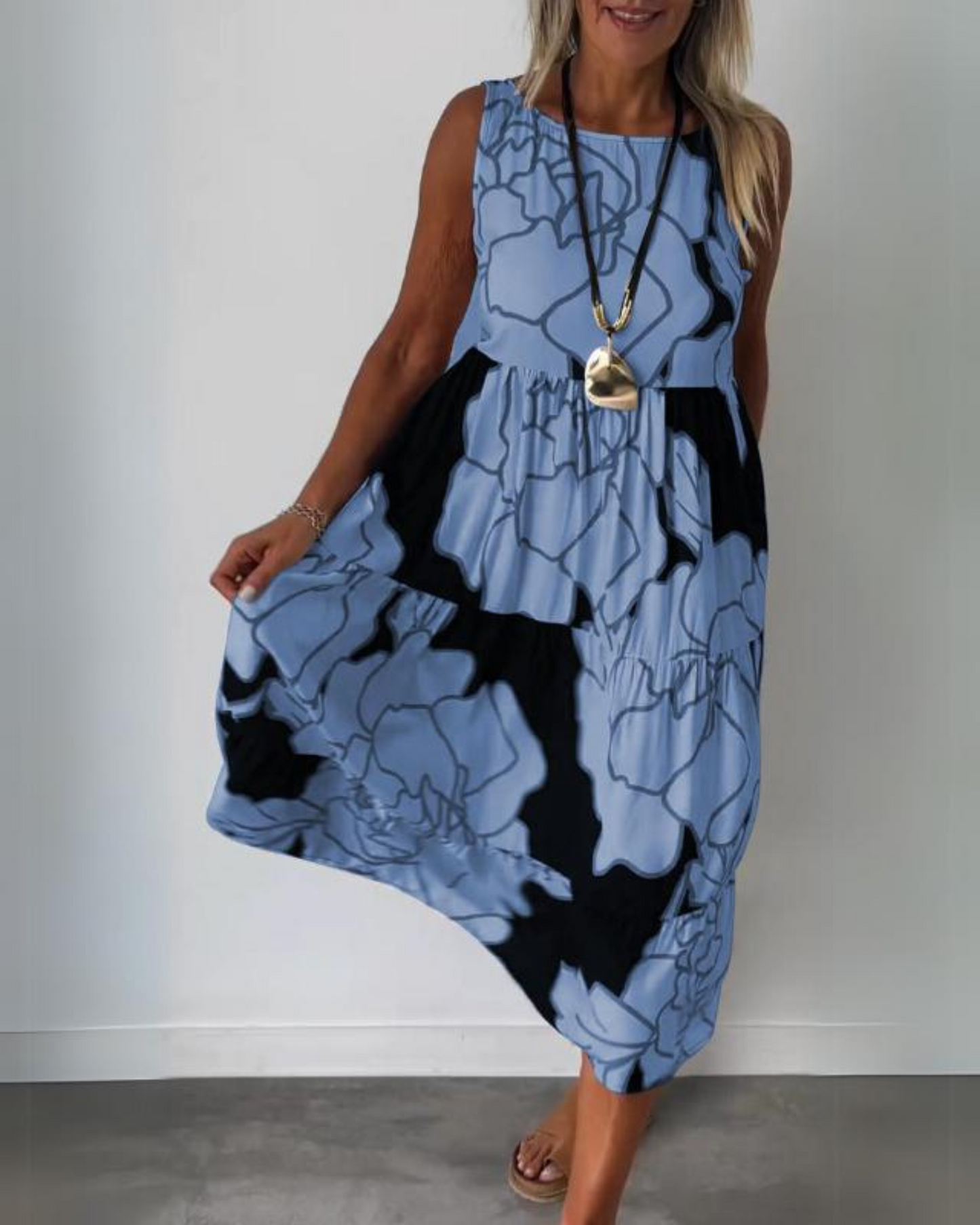 GRACE - VESTIDO BOHO FLORAL ELEGANTE