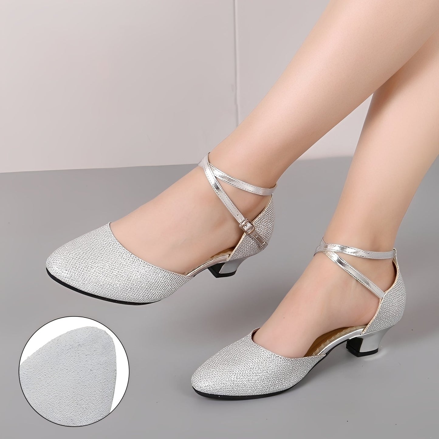 Carrie - Elegantes Sandalias Brillantes para Mujeres