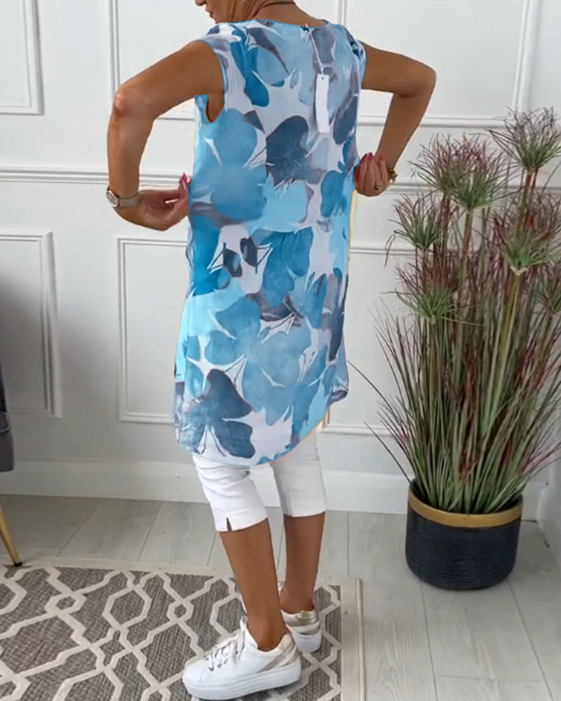 BLUSA LARGA DE FLORES KLARISSA