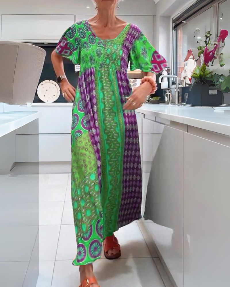 MAYA – VESTIDO MAXI ESCAPE VIBRANTE