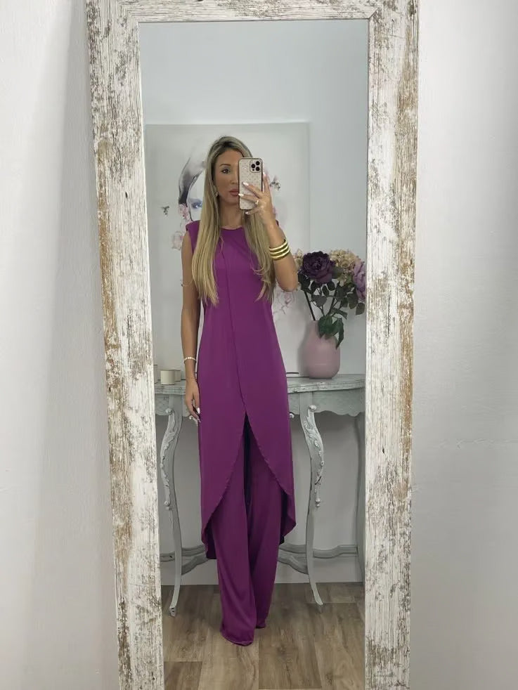 CALYRA – CONJUNTO DE TOP Y PANTALONES ULTRA-SUAVE PARA MÁXIMO CONFORT