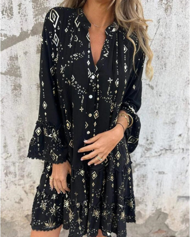 Teagan - Vestido Boho de Corte Suelto para Mujeres