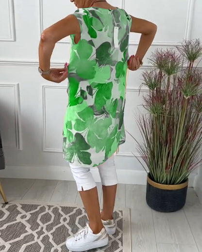 BLUSA LARGA DE FLORES KLARISSA