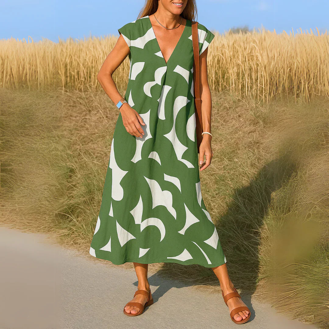 Tatiana™ | Vestido Maxi con Detalles de Bordado.